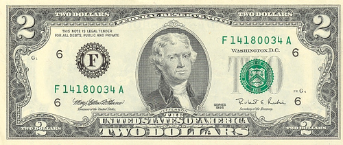 2-dollar bill