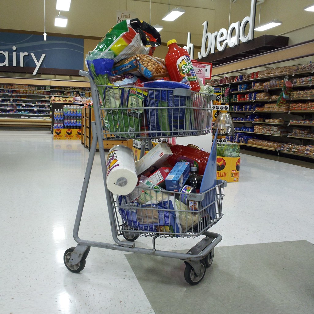 distraught to overbought (Credit: Shopping cart at Weis by SchuminWeb from Flickr)