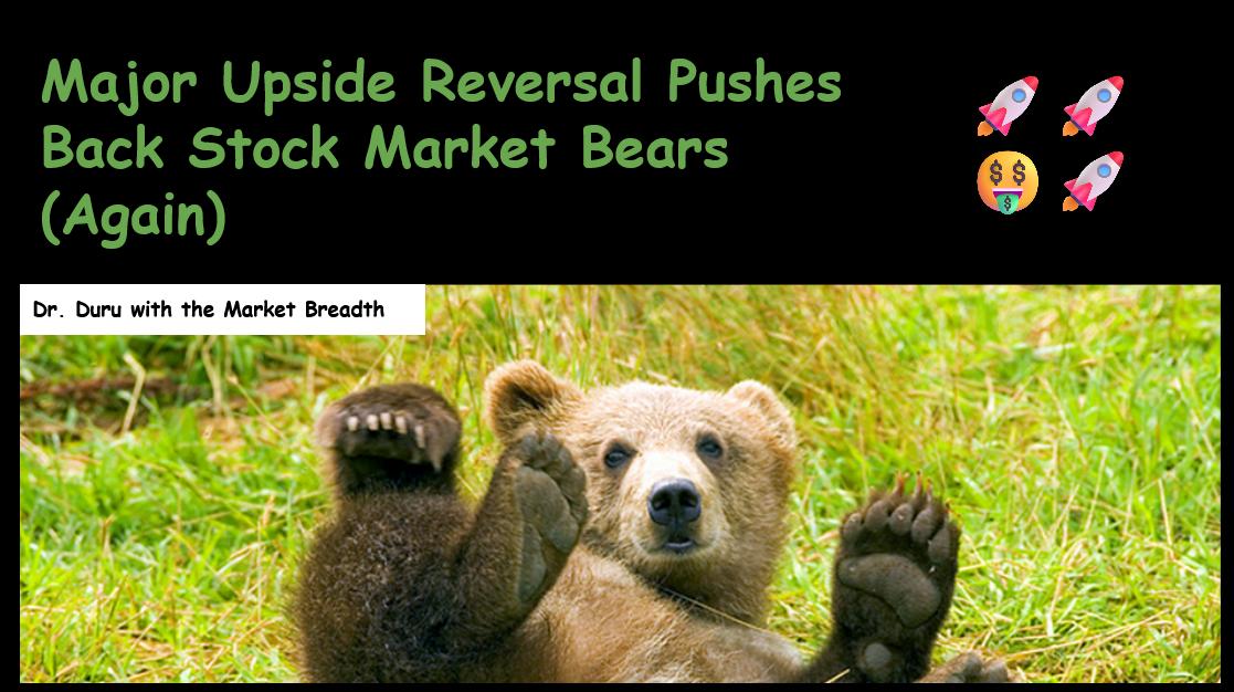 Major Upside Reversal Pushes Back Bears (Again)