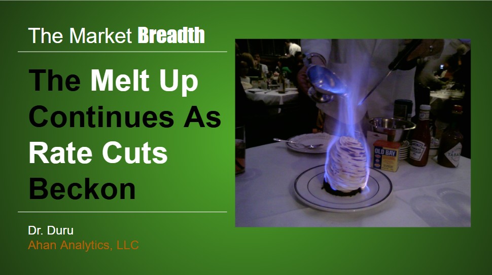 the melt-up continues as rate cuts beckon - the market breadth