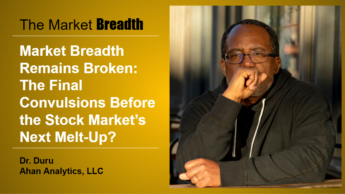 market breadth remains broken - the final convulsions before the stock market's next melt-up