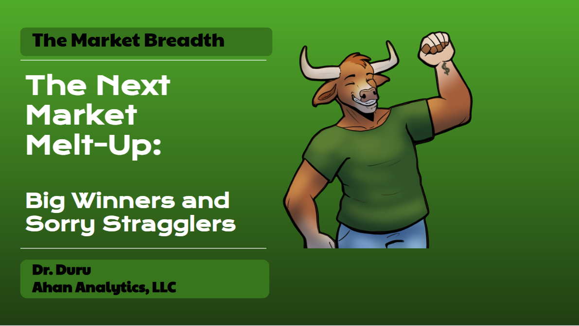 next market melt-up - big winners and sorry stragglers